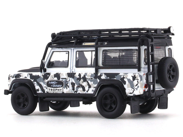 Land Rover Defender 110 white camouflage 1:64 Master diecast scale ...