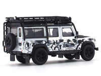 Land Rover Defender 110 white camouflage 1:64 Master diecast scale model car miniature