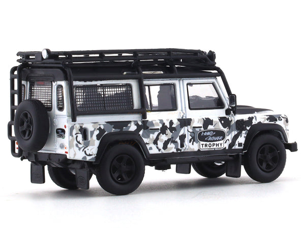 Land Rover Defender 110 white camouflage 1:64 Master diecast scale ...