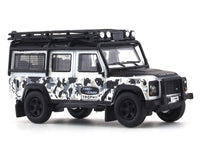 Land Rover Defender 110 white camouflage 1:64 Master diecast scale model car miniature