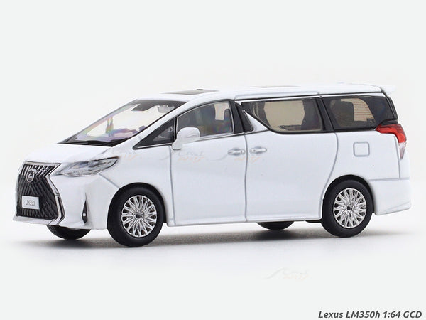 Lexus LM350h white 1:64 GCD diecast scale model car miniature collectible