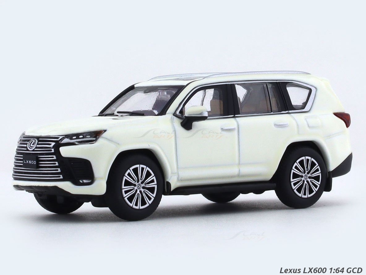 Lexus LX600 white 1:64 GCD licensed diecast scale model miniature