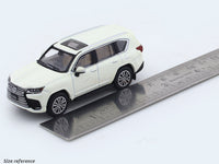 Lexus LX600 white 1:64 GCD licensed diecast scale model miniature car replica