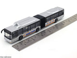 MAN Lions City G Bus silver 1:110 Majorette scale model bus