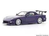 Mazda RX-7 purple 1:64 Mortal diecast scale model car miniature