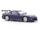 Mazda RX-7 purple 1:64 Mortal diecast scale model car miniature
