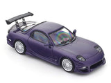 Mazda RX-7 purple 1:64 Mortal diecast scale model car miniature