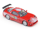 Mazda RX-7 red 1:64 Mortal diecast scale model car miniature