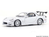Mazda RX-7 silver 1:64 Mortal diecast scale model car miniature