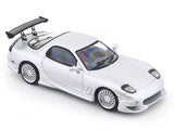 Mazda RX-7 silver 1:64 Mortal diecast scale model car miniature