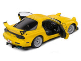1999 Mazda RX7 FD3RS Streetfighter Yellow 1:18 Solido licensed diecast scale model car collectible