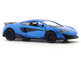 McLaren 600LT blue 1:32 RMZ City 5 inch pullback diecast scale model car