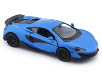 McLaren 600LT blue 1:32 RMZ City 5 inch pullback diecast scale model car