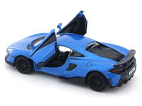 McLaren 600LT blue 1:32 RMZ City 5 inch pullback diecast scale model car