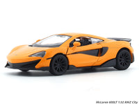 McLaren 600LT orange 1:32 RMZ City 5 inch pullback diecast scale model car