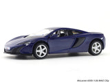 McLaren 650S blue 1:32 RMZ City licensed pull back car scale model