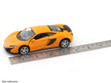 McLaren 650S orange 1:33-42 RMZ City licensed pull back car scale model