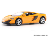 McLaren 650S orange 1:32 RMZ City licensed pull back car scale model