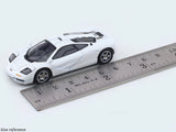 McLaren F1 White 1:64 LCD diecast scale model collectible