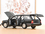 1990 Mercedes-Benz 300 D S124 Black 1:18 Norev Licensed Diecast Scale Model Car Collectible | Classic Luxury Estate | Buy in India