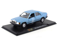 Mercedes-Benz 190E 2.6 blue 1:24 Bburago licensed diecast Scale Model car