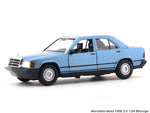 Mercedes-Benz 190E 2.6 blue 1:24 Bburago licensed diecast Scale Model car