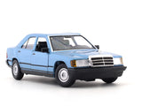 Mercedes-Benz 190E 2.6 blue 1:24 Bburago licensed diecast Scale Model car