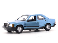 Mercedes-Benz 190E 2.6 blue 1:24 Bburago licensed diecast Scale Model car