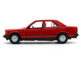 Mercedes-Benz 190E 2.6 Red 1:24 Bburago licensed diecast Scale Model car