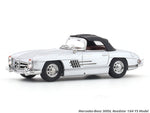 Mercedes-Benz 300SL Roadster silver 1:64 YS Model diecast scale model car collectible