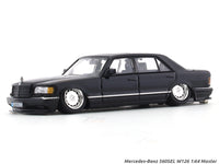 Mercedes-Benz 560SEL W126 AMG black 1:64 Master diecast scale model car collectible