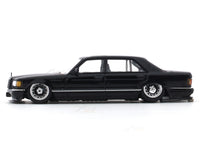 Mercedes-Benz 560SEL W126 AMG black 1:64 Master diecast scale model car collectible