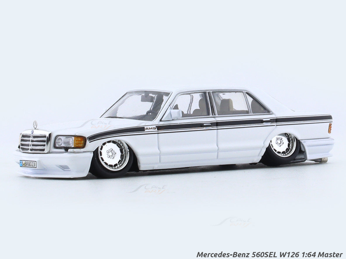 ミニカー 1/64 ベンツ 560SEL W126 MASTER ブラック 4R-254 Master 1