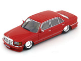 Mercedes-Benz 560SEL W126 red Low 1:64 Master diecast scale model collectible