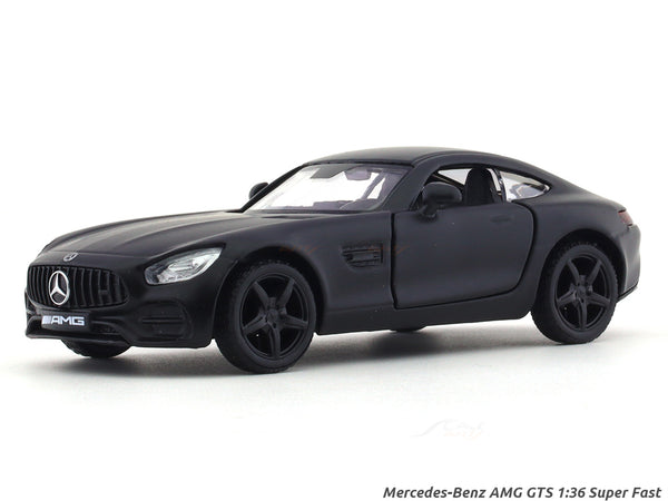 Mercedes-Benz AMG GTS black 1:36 Super Fast pull back car scale model