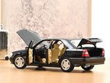 1993 Mercedes-Benz C36 AMG W202 Obsidian Black 1:18 Norev Licensed Diecast Scale Model Car Collectible | Classic AMG Performance Sedan | Buy in India