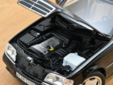 1993 Mercedes-Benz C36 AMG W202 Obsidian Black 1:18 Norev Licensed Diecast Scale Model Car Collectible | Classic AMG Performance Sedan | Buy in India