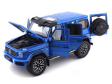 Mercedes-Benz G Class G63 AMG 4x4 blue 1:18 iScale diecast Scale Model collectible