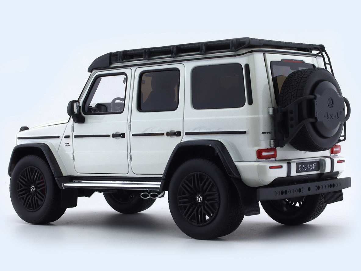 Mercedes-Benz G Class G63 AMG 4x4 white 1:18 iScale diecast Scale Model ...
