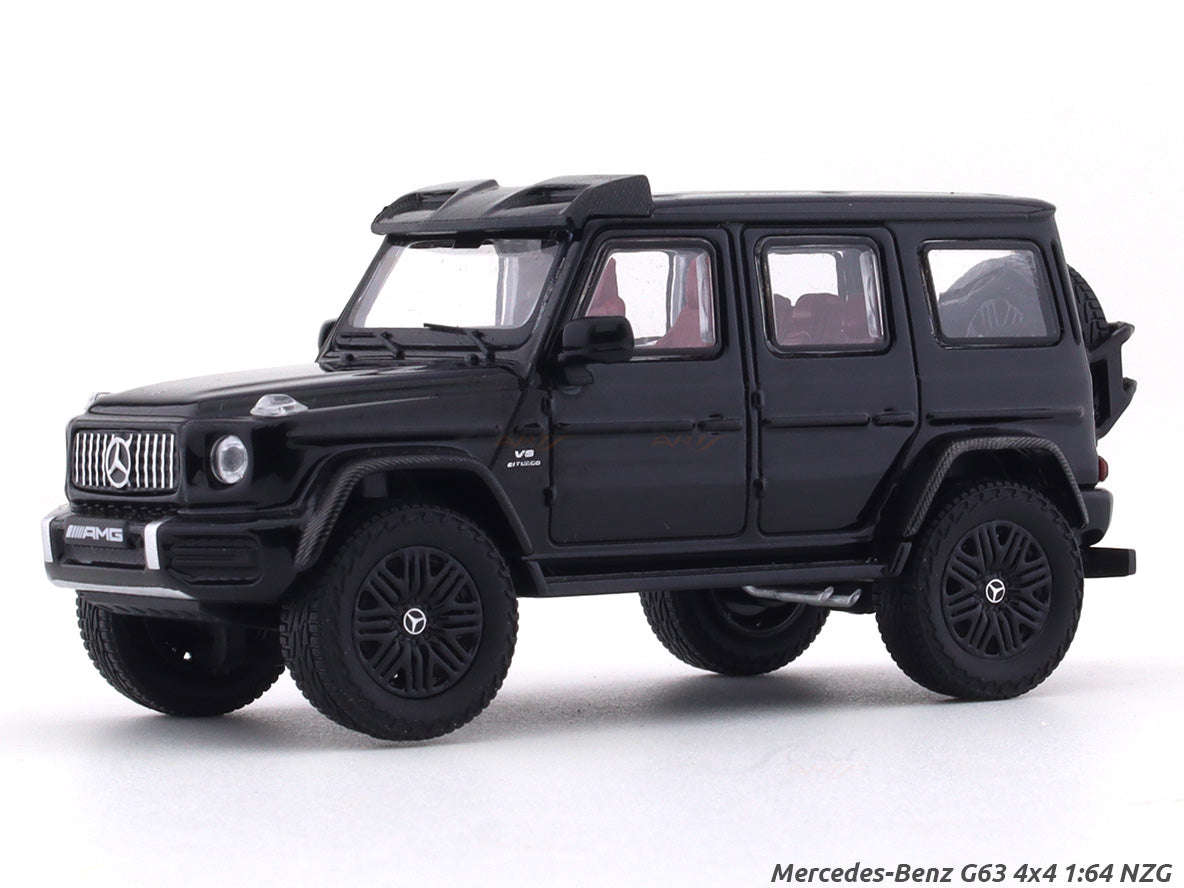 Mercedes-Benz G63 4x4 black 1:64 NZG diecast scale model car