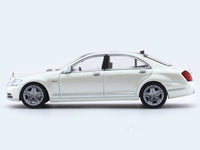 Mercedes-Benz S-Class S600L W221 white 1:64 Motorhelix diecast scale model car