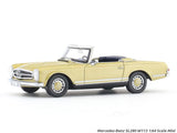 Mercedes-Benz SL280 W113 golden 1:64 Scale Mini scale model car miniature collectible