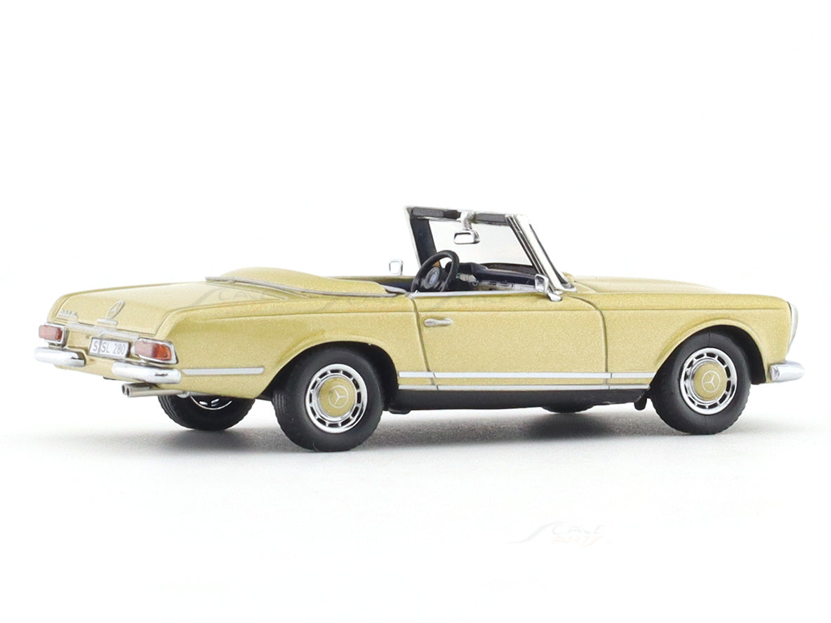 Mercedes-Benz SL280 W113 golden 1:64 Scale Mini scale model car