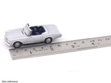 Mercedes-Benz SL280 W113 silver 1:64 Scale Mini scale model car miniature collectible