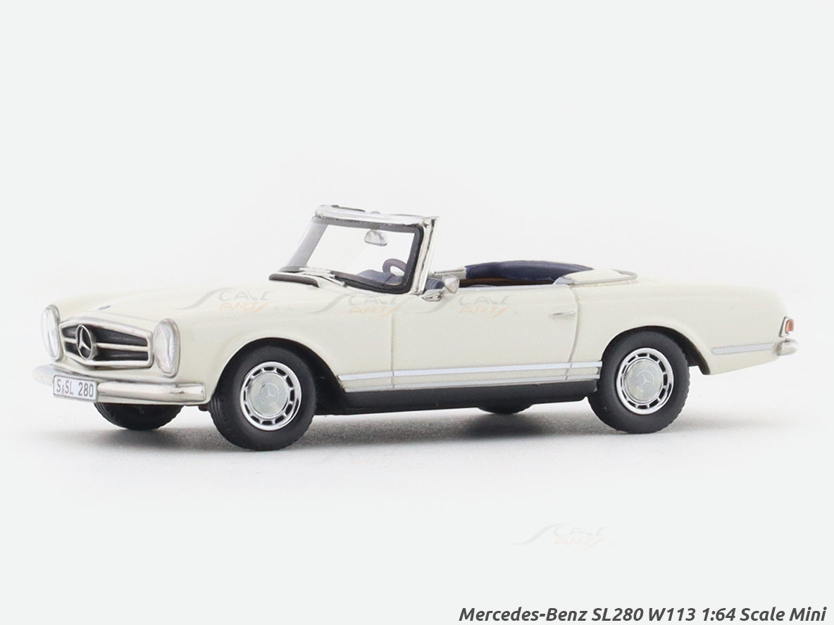 ミニカー 1/43 mercedes-benz 280SL Coupe Mercedes-Benz SL280 W113 white 1:64 Scale Mini scale model car