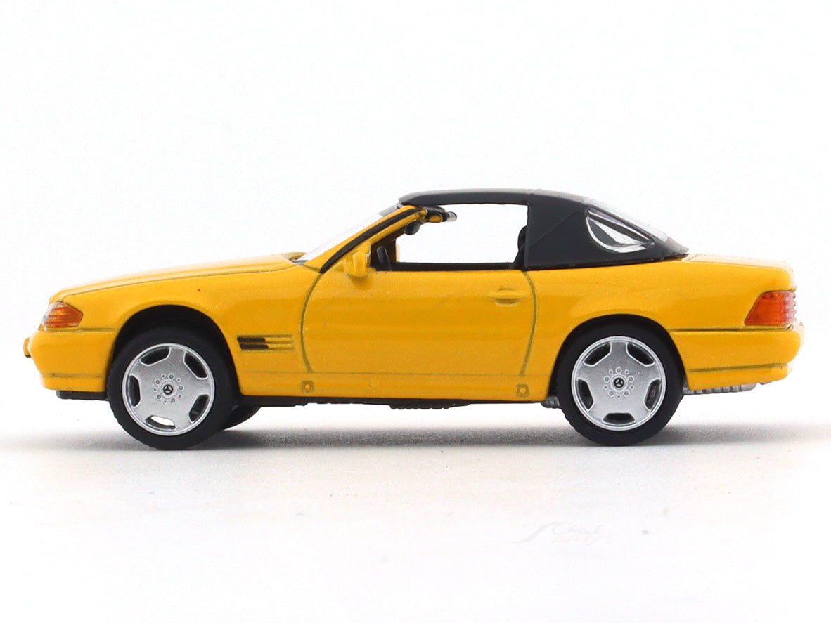 Mercedes-Benz SL500 R129 yellow 1:64 DCT diecast scale model ...