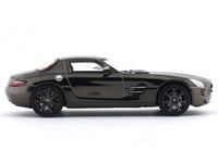 Mercedes-Benz SLS AMG black rims 1:64 TPC diecast scale model car