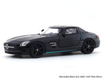 Mercedes-Benz SLS AMG black 1:64 Time Micro diecast scale model car miniature