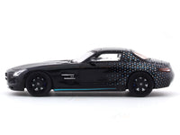 Mercedes-Benz SLS AMG black 1:64 Time Micro diecast scale model car miniature