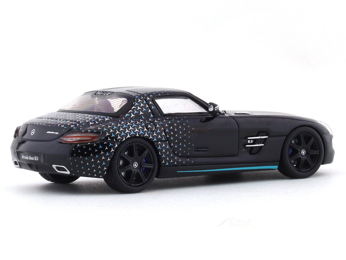 Mercedes-Benz SLS AMG black 1:64 Time Micro diecast scale model